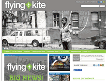 Tablet Screenshot of flyingkitemedia.com